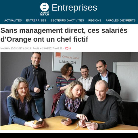 Le chef fictif de l'équipe D4M d'Orange