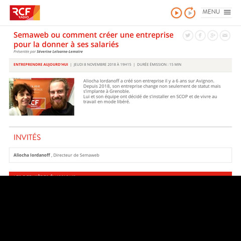 Semaweb : sa transformation en SCOP et son organisation libérée