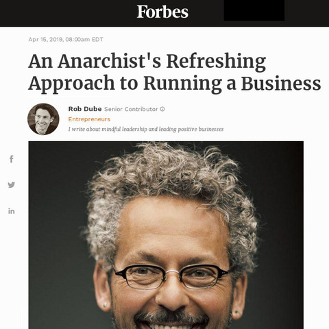 Les idée raffraichissante d'un anarchiste sur comment gérer une entreprise