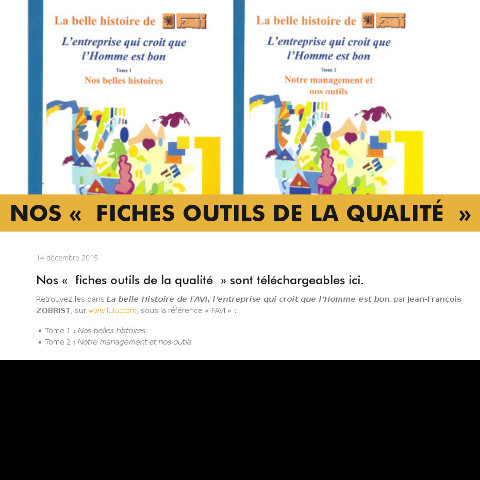 Les fiches outils de Favi